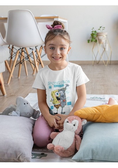 Sevbano Tasarım Süngerbob Comics Baskılı Unisex Çizgi Film Çocuk Tişört Beyaz Sevbano Tasarım Süngerbob Comics Baskılı Unisex Çizgi Film Çocuk Tişört Beyaz