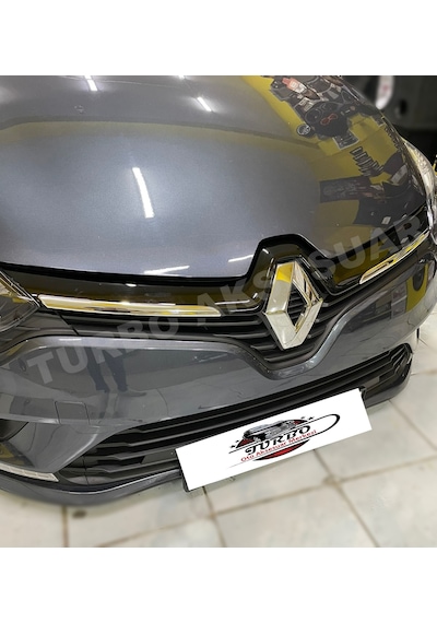 Renault Clio 4 Hb Krom Ön Panjur Çıtası 2 Parça 2012 ve Üzeri