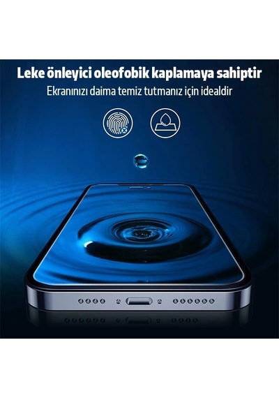 Apple, Uyumlu iPhone 12 Mini Privacy Gizli Hayalet Tempered Cam Ekran Koruyucu- 5775