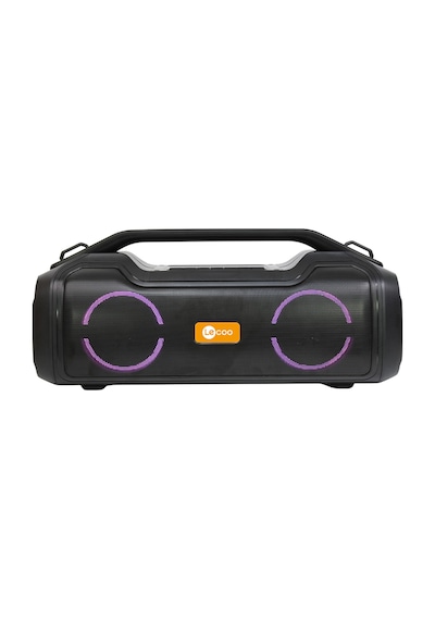 Lecoo DS153 Bluetooth 5.0 80W IPX5 Su Geçirmez RGB TWS Taşınabilir Hoparlör Siyah