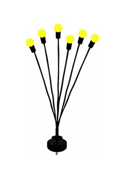 2'li Bahçe Çiti 6'lı Renkli Güneş Enerjili Led Lamba Royaleks-1085 Çok Renkli
