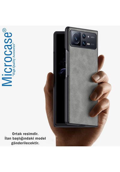 Microcase Tecno Phantom V Fold2 Deri Kaplama Kılıf-al5121 Kırmızı