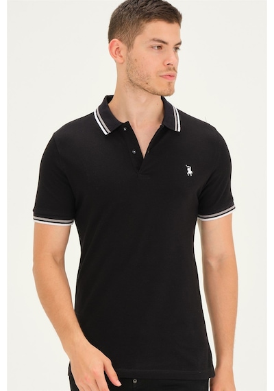T8594 Dewberry Erkek T-shırt-siyah Siyah