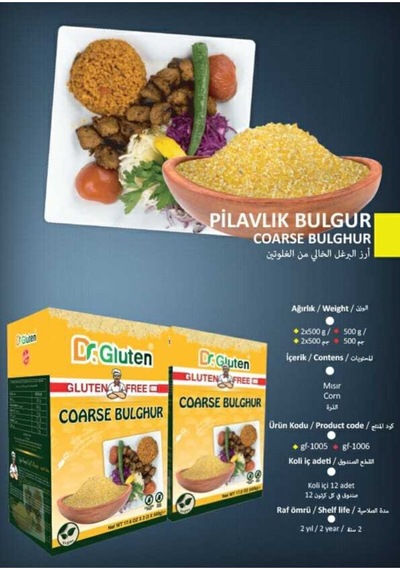 Pilavlık Bulgur 500 G. Glutensiz
