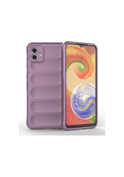 Cosmotex Newface Samsung Galaxy Uyumlu  A04e Kılıf Optimum Silikon - Mor