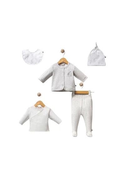 Yenisinial The Giraffe 5 Parça Hastane Çıkışı Grey Grey