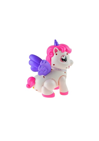Işıklı Sesli Oyuncak Unicorn Boynuzlu At Pilli Hareketli 20 Cm
