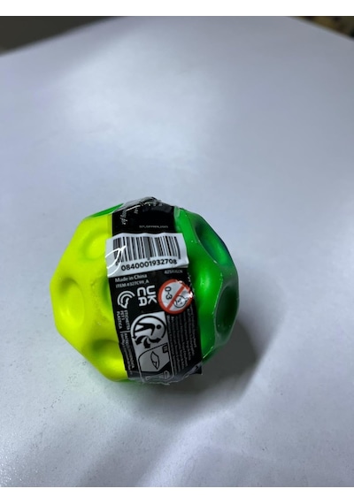 Rainbow Moonball Topu, 6,3cm, Süper Yüksek Zıplayan, Çoklu Renkler, Yıldız Desenli