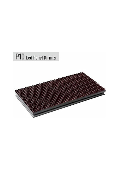 P10 Kırmızı Led Panel Kayan Yazı 16x32cm Kırmızı