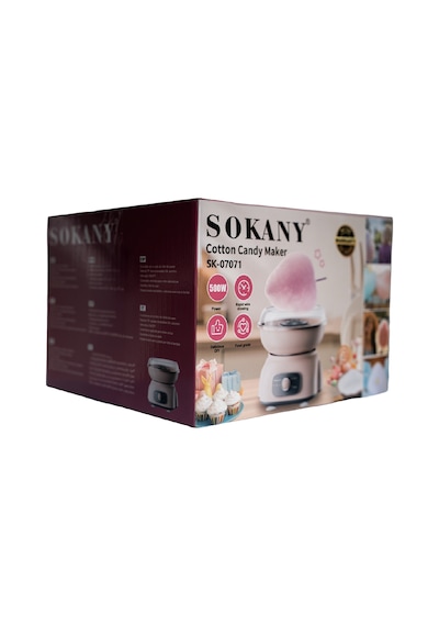 Sokany Ev Tipi Pamuk Şeker Makinesi Pembe Sk-07071
