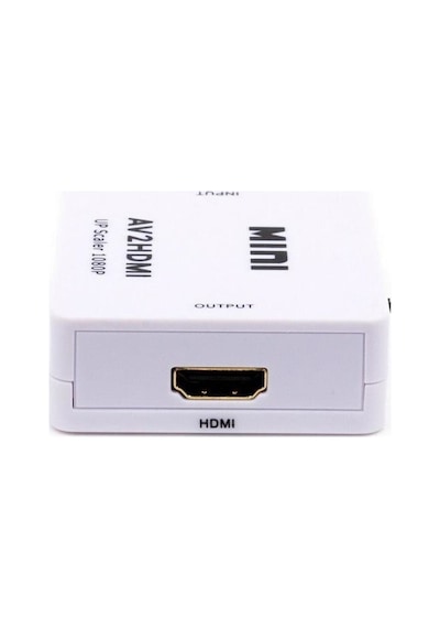 Taplin Av To Hdmı Rca Composit Audio Video Hdmı Görüntü Çevirici Full Hd Ve 720p Dönüştürücü - Siyah