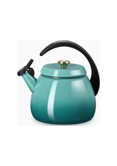 Le Creuset Su Isıtıcısı Çanı 2,1 L, Emaye Karbon Çelik, Şık Ve Dayanıklı Su Isıtıcılar Turkuaz 9