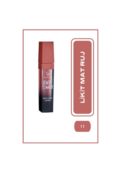 Golden Rose Liping My Matte Likit Mat Ruj 11