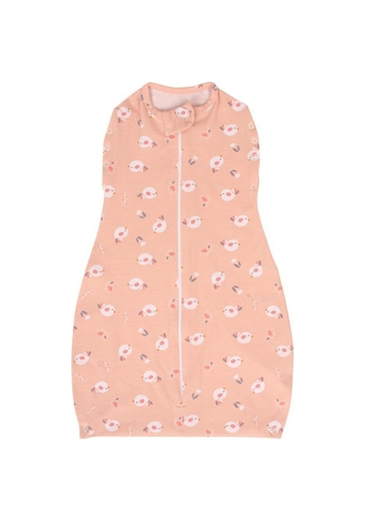 Jusso Yeni Doğan Tulum Kundak Neşeli Kuş 0 - 3 Ay Beyaz