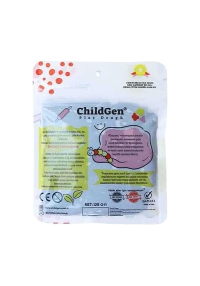 Doğal Oyun Hamuru - Mor -vakumlu Kartuş Paket - Ecopack-refill