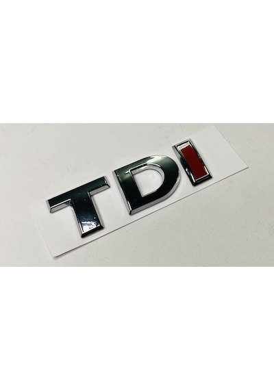 Volkswagen Tiguan 2012 - 2016 Tdi Arka Bagaj Yazısı Tek Kırmızı Set
