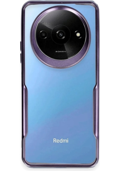 Newface - 606 - Xiaomi Redmi A3 4g Kılıf Boyi Silikon Kapak - - Csmo-tex - Derin Mor