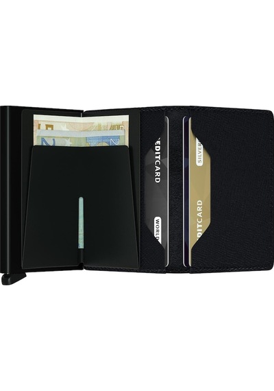 Secrid Slimwallet Crisple Black Cüzdan