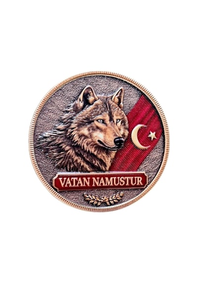 Bozkurt 3 Boyut Vatan Namustur - Arma - Tpu Patch Karışık/çok Renkli Çok Renkli