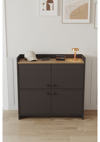 Aeka Ae-3060 Forum Antrasit/çam 4 Kapaklı, 4 Raflı, Ayakkabılık, Çok Amaçlı Dolap, Kahve Köşesi, Balkon Antrasit Çam Aeka Ae-3060 Forum Antrasit/çam 4 Kapaklı, 4 Raflı, Ayakkabılık, Çok Amaçlı Dolap, Kahve Köşesi, Balkon Antrasit Çam