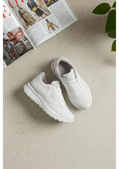 Ayakkabı Fuarı Elit Yscpx6081 Kadın Klasik Sneaker Beyaz Beyaz