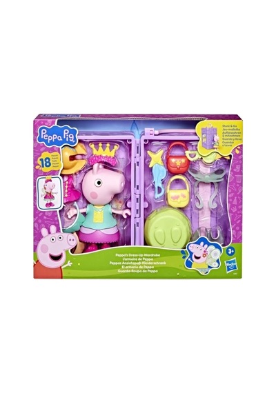 Hasbro G1017 Peppa Pig 6'' Figür Ve Kiyafet Dolabi