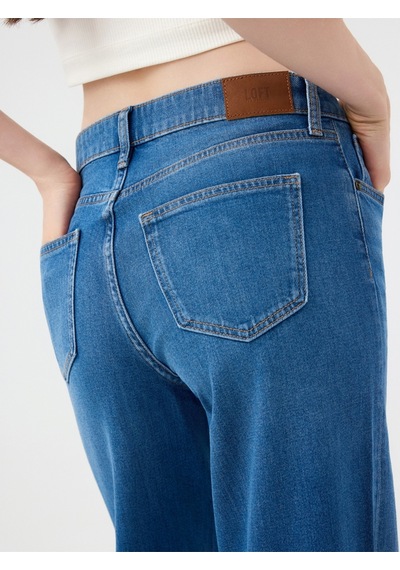 Bella Regular Fit Kadın Pantolon Denim