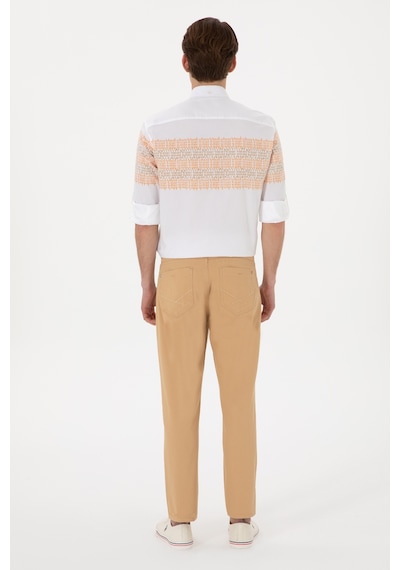 U.s. Polo Assn. Erkek Kanvas Pantolon 2098513 Camel