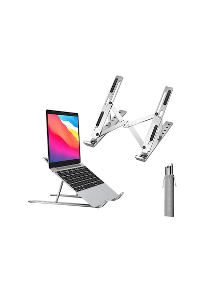Laptop Yükseltici Metal Stand Ayarlanabilir Macbook Notebook Tablet Altlık Metal Dizüstü Bilgisayar Tutucu