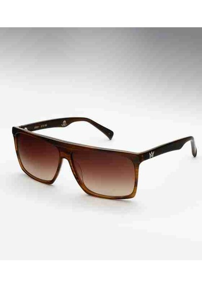 A M Eyewear Cobsey 28-vg-brg 61 Unisex Güneş Gözlüğü Kahverengi