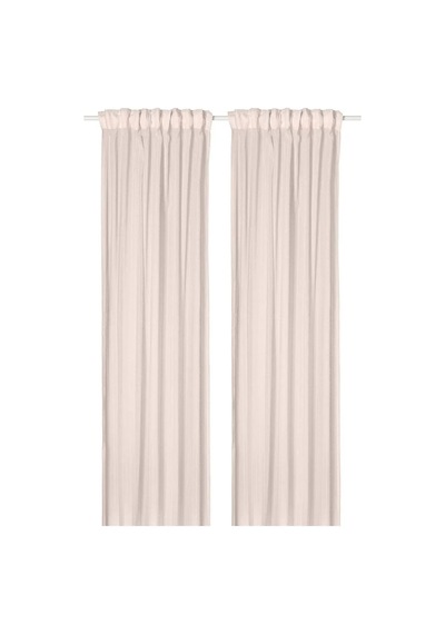 Ikea Matılda Fon Perde 140x300 Cm Açık Pembe
