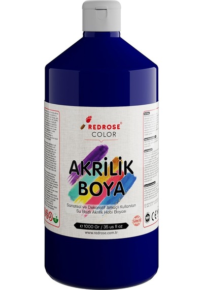 Lacivert Akrilik Boya 1000 Gr 0000 Clear