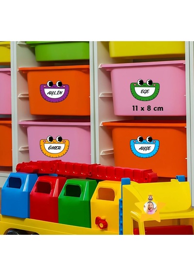 Öğrenci Yaka Ve Dolap İsim Kartları 40'lı Paket