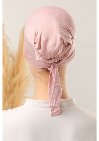 Melodi Scarf Tesettür Silikonlu Kaymaz Bone - Likralı Bağlamalı Bone - Sıkmayan Rahat Nefes Alan Kumaş Pudra Melodi Scarf Tesettür Silikonlu Kaymaz Bone - Likralı Bağlamalı Bone - Sıkmayan Rahat Nefes Alan Kumaş Pudra
