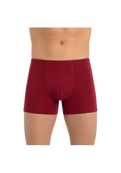 Öts Erkek Modal Boxer İnce Bel Lastikli Özel Esnek Kalıp 2702 Bordo