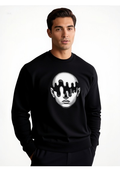 Ogc Yüz Unisex Sweatshirt Siyah