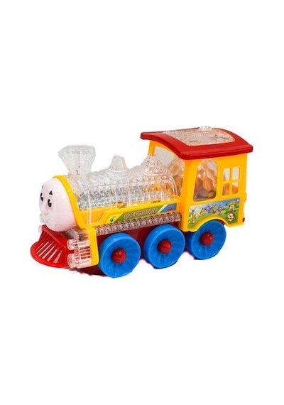 Funny Loco Oyuncak Tren Pilli Sesli Işıklı Hareketli Oyuncak Tren