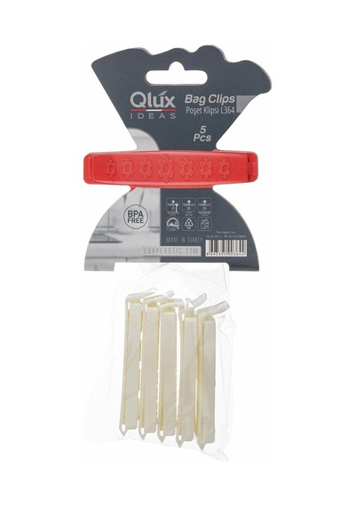 5 Parça Küçük Poşet Klipsi Bx40 Çok renkli