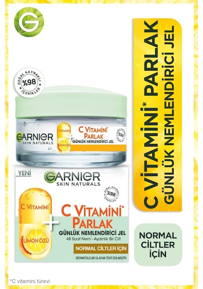 C Vitamini Parlak Günlük Nemlendirici Jel 50 Ml