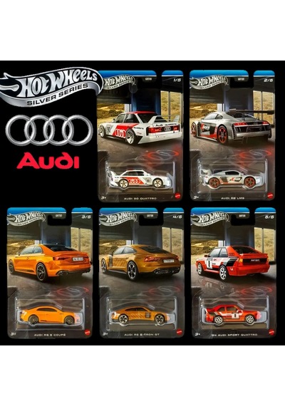 Hot Wheels Silver Series Audi Set - Grt01 - 979q