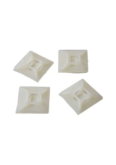 Yapışkan Kroşe 19X19 Yapışkanlı Kablo Bağı Tutucu