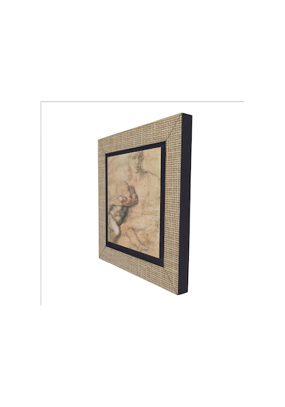 Eskiz Çizim Leonardo Da Vinci Baskılı Mdf Magnet 7x7 91