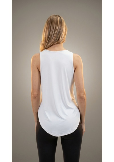 Heyy's Oversize Beyaz Renk Polyamid Atlet Beyaz