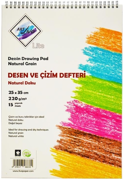 Art Liva Desen ve Çizim Defteri 25x35 CM 220g