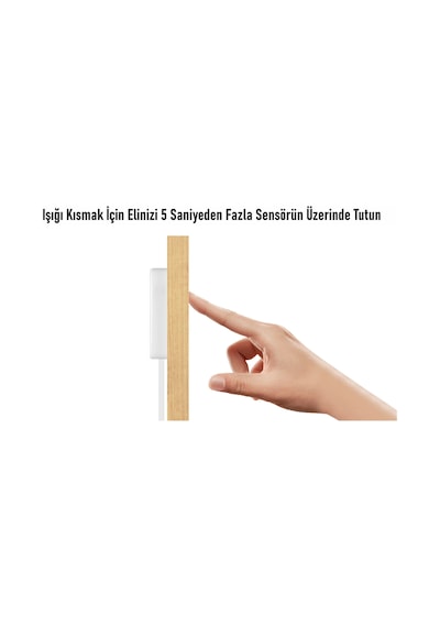 Diyez Ahşap Arkası On-off Dimmer Dokunmatik Sensör 12-24vdc 8,33a