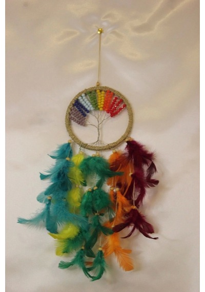 Dream Catcher Düş Kapanı Hayat Ağacı Renkli