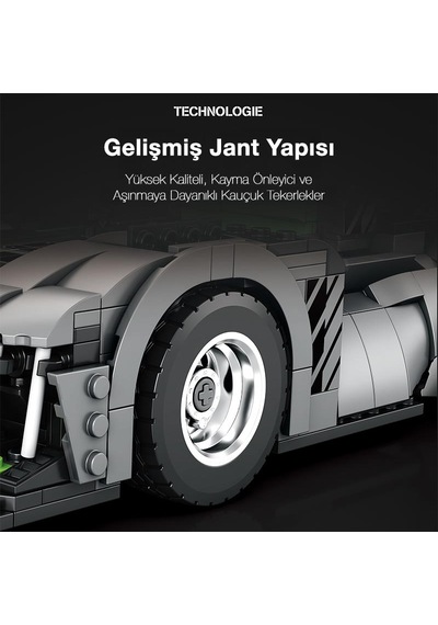 Reobrix Creator 11031 Peugeot 9x8 Araba Yaratıcı Yapı Blok Seti Building Blocks - 1338 Parça