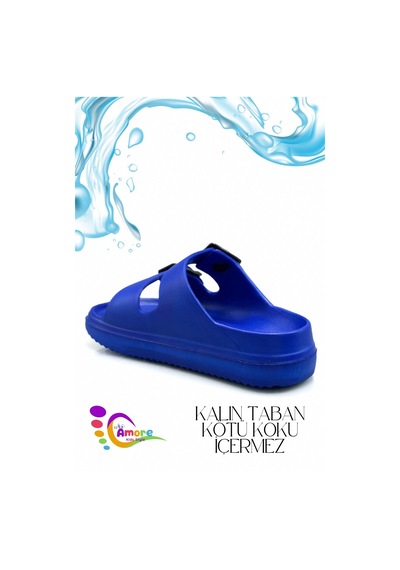 Sermoda Çift Toka Hafif Eva Yazlık Plaj Çocuk Terliği Havuz Terliği Lavabo Terliği K Saks Mavi Sermoda Çift Toka Hafif Eva Yazlık Plaj Çocuk Terliği Havuz Terliği Lavabo Terliği K Saks Mavi
