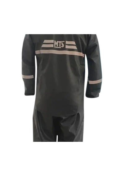 Mts Motosiklet Lüx Pvc Yağmurluk Suya Ve Rüzgar Dayanıklı Yağmurluk Siyah