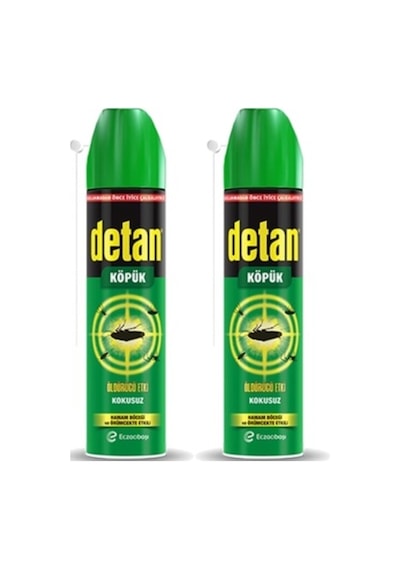 Detan Böcek Kıran Kokusuz Köpük 2 x 275 ML